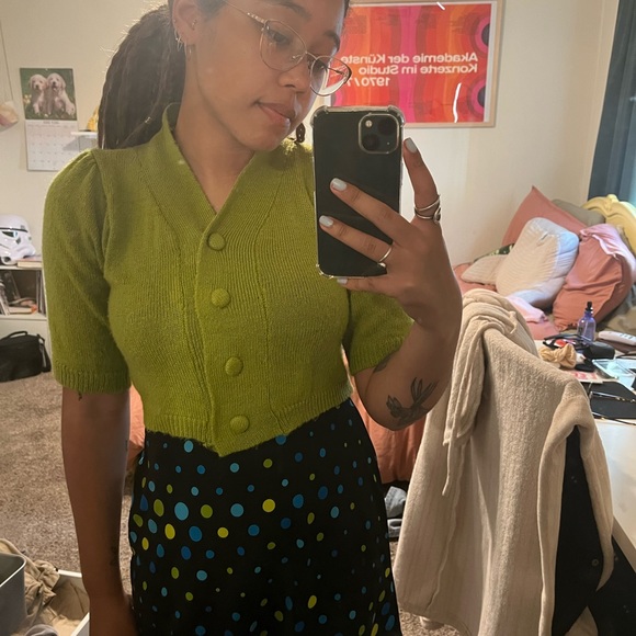 Vintage look crop top - Picture 3 of 3